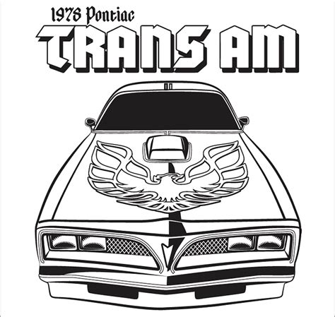 Muscle Car Coloring Pages Printable